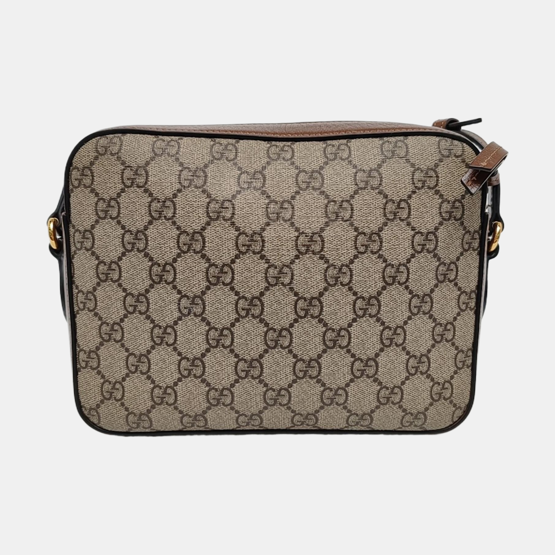 Horsebit 1955 Small Coated Canvas Beige
