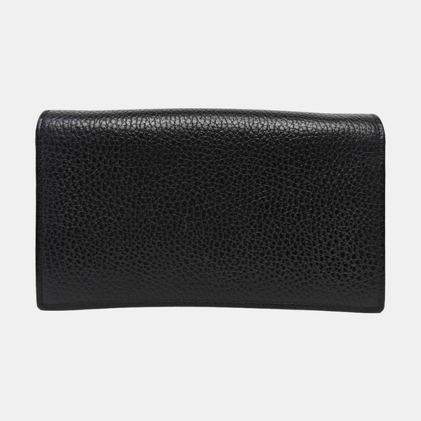 GG Marmont Super Mini Calfskin Black