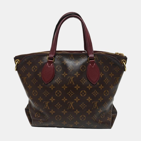 FLOWER Monogram Coated Canvas Brown