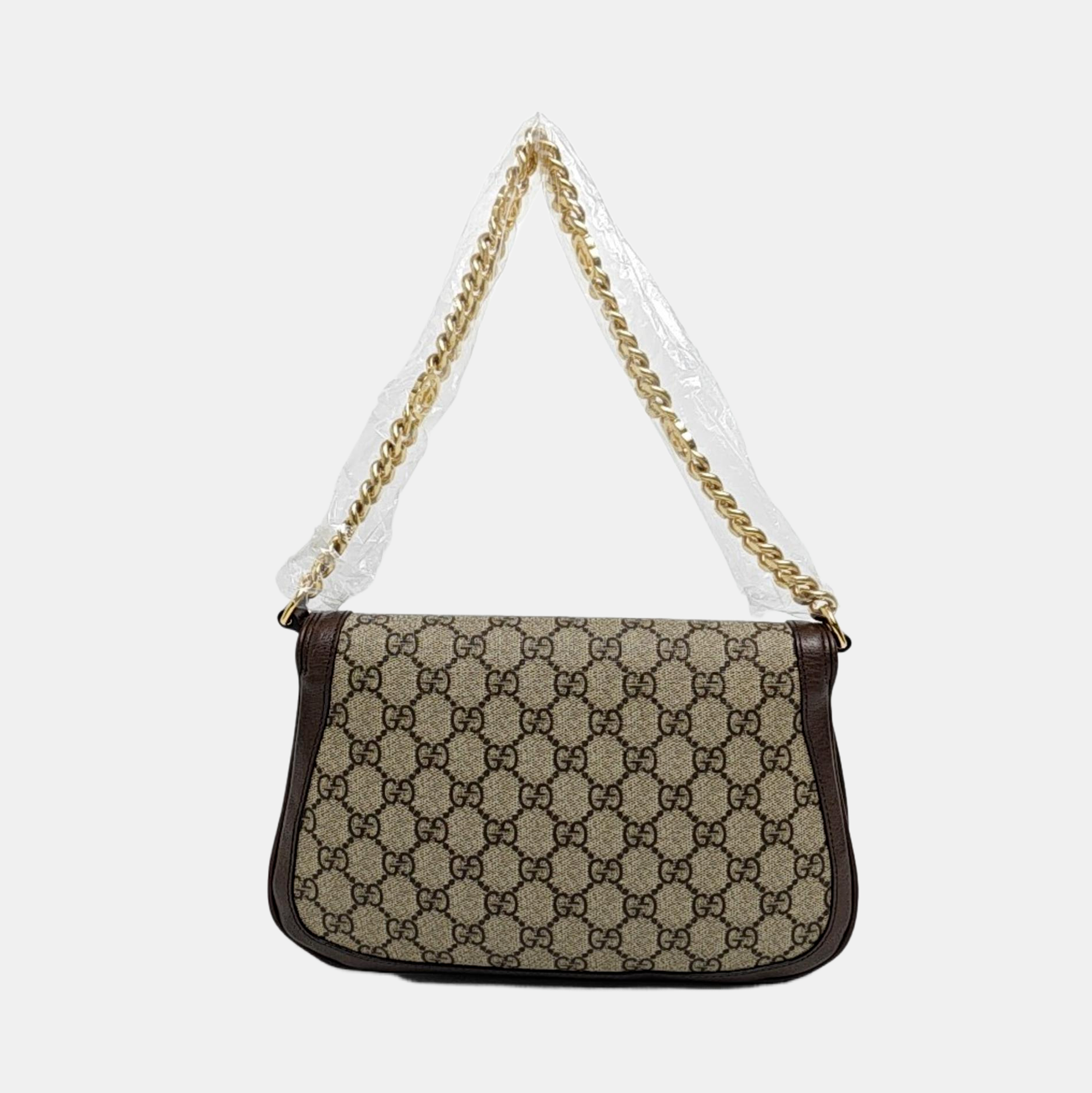 Blondie Small Monogram Coated Canvas Brown