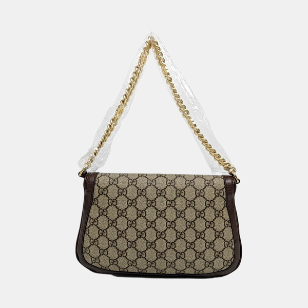 Blondie Small Monogram Coated Canvas Brown
