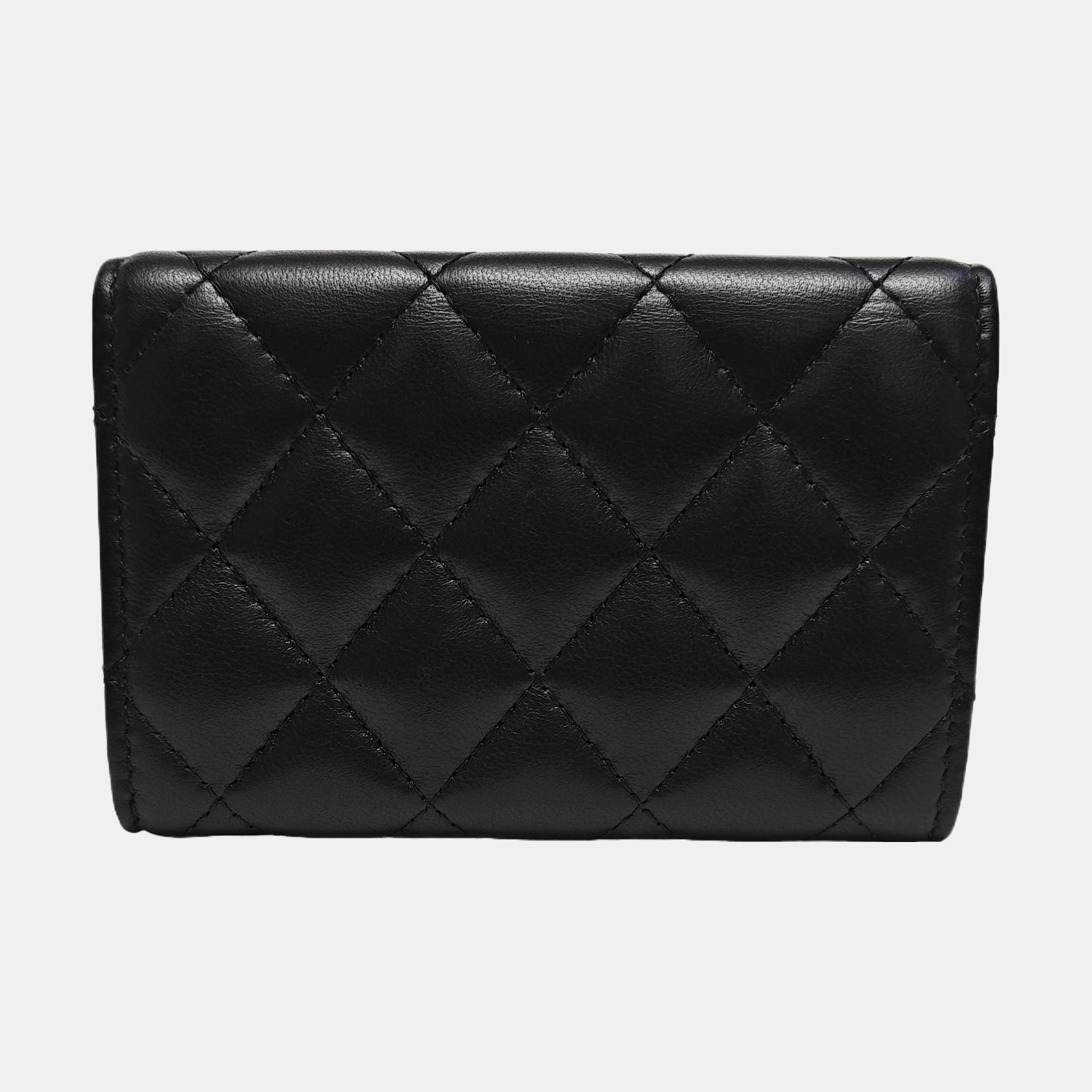 CLASSIC FLAP Quilted Lambskin Black Wallet