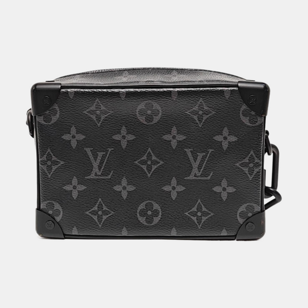 SOFT TRUNK Mini Monogram Coated Canvas Black