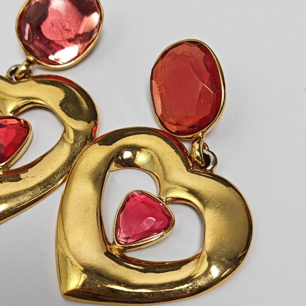 Metal Gold Clip On Earrings