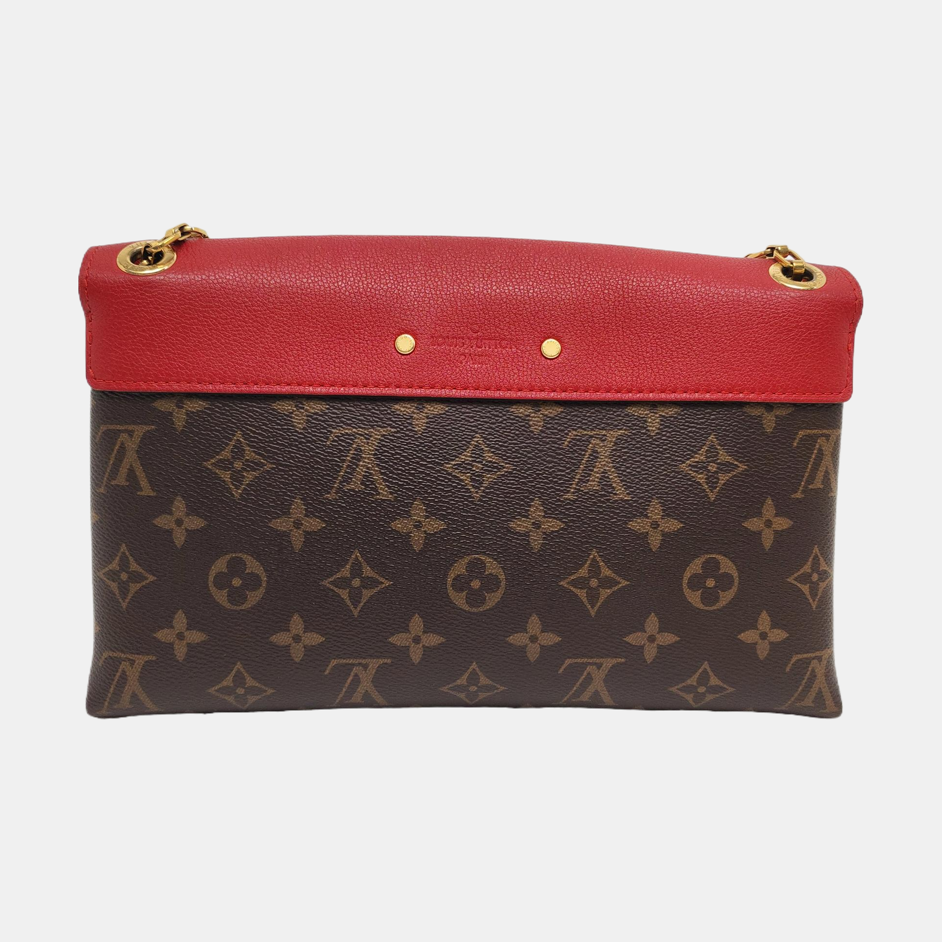 Authenticated pre-owned  PALLAS Monogram Coated Canvas Brown - Shoulder Bag at Looply