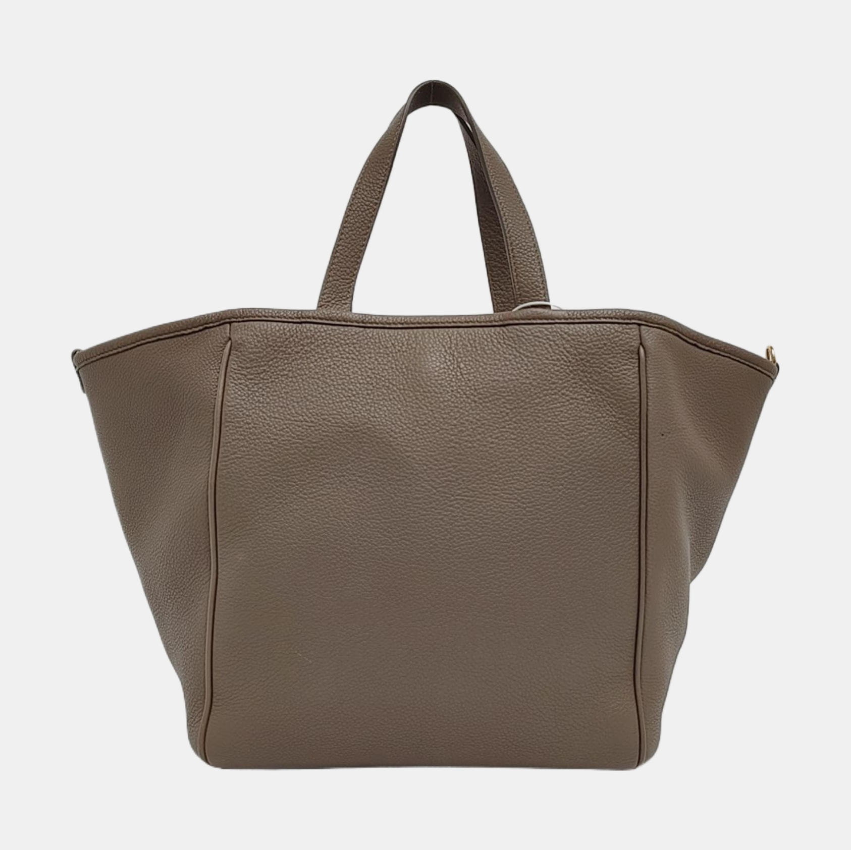 Calfskin Shoulder Bag Gray