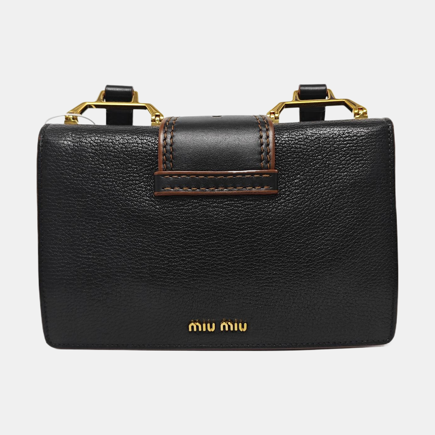 Miu Lady Calfskin Black