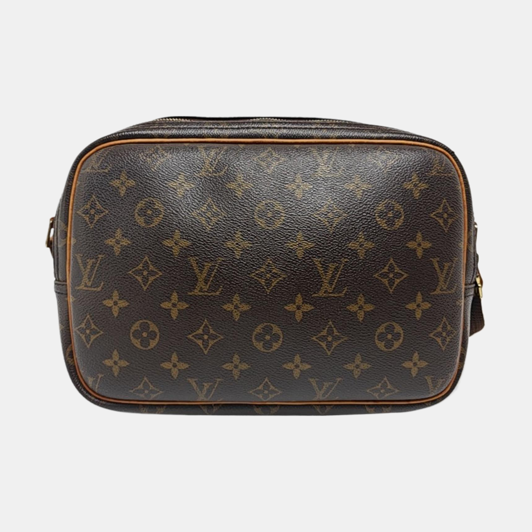 REPORTER Monogram Coated Canvas Brown