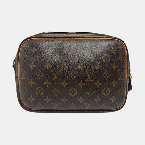 REPORTER Monogram Coated Canvas Brown