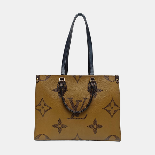 ONTHEGO MM Monogram Coated Canvas Brown