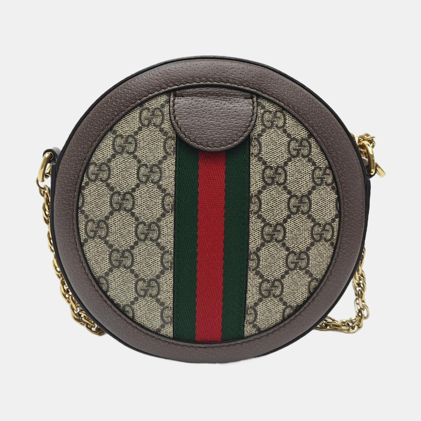 Ophidia Mini Monogram Coated Canvas Beige