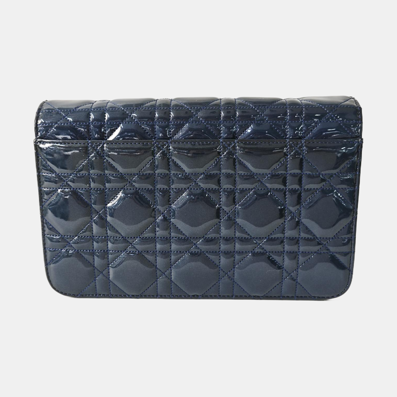Rendez-Vous Cannage Patent Leather Blue