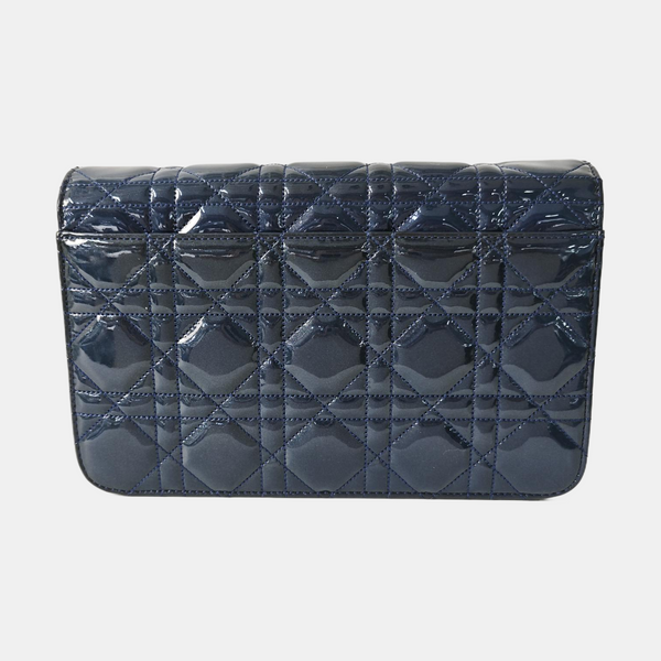 Rendez-Vous Cannage Patent Leather Blue