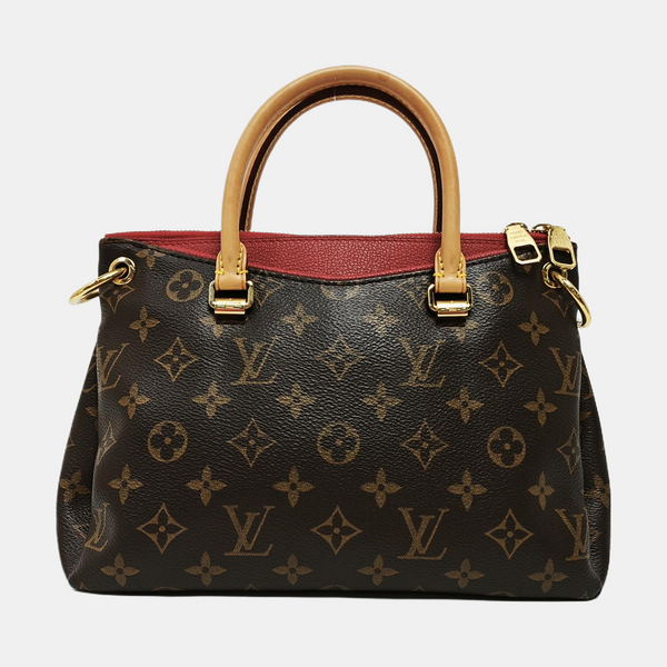 PALLAS BB Monogram Coated Canvas Brown