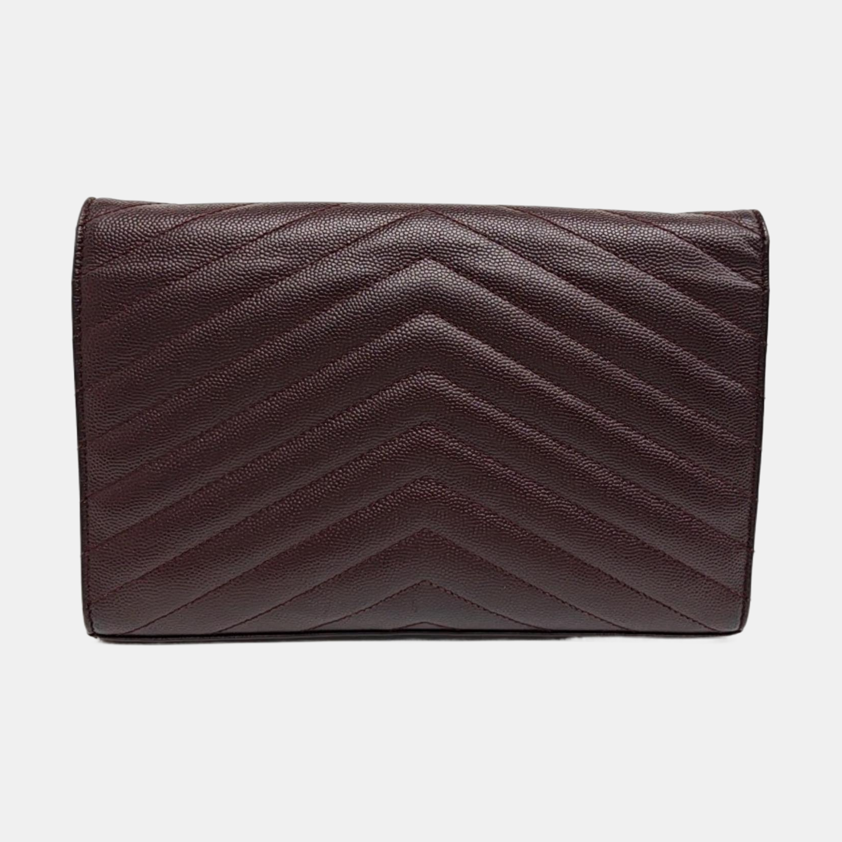 MONOGRAM Medium Chevron Calfskin Red