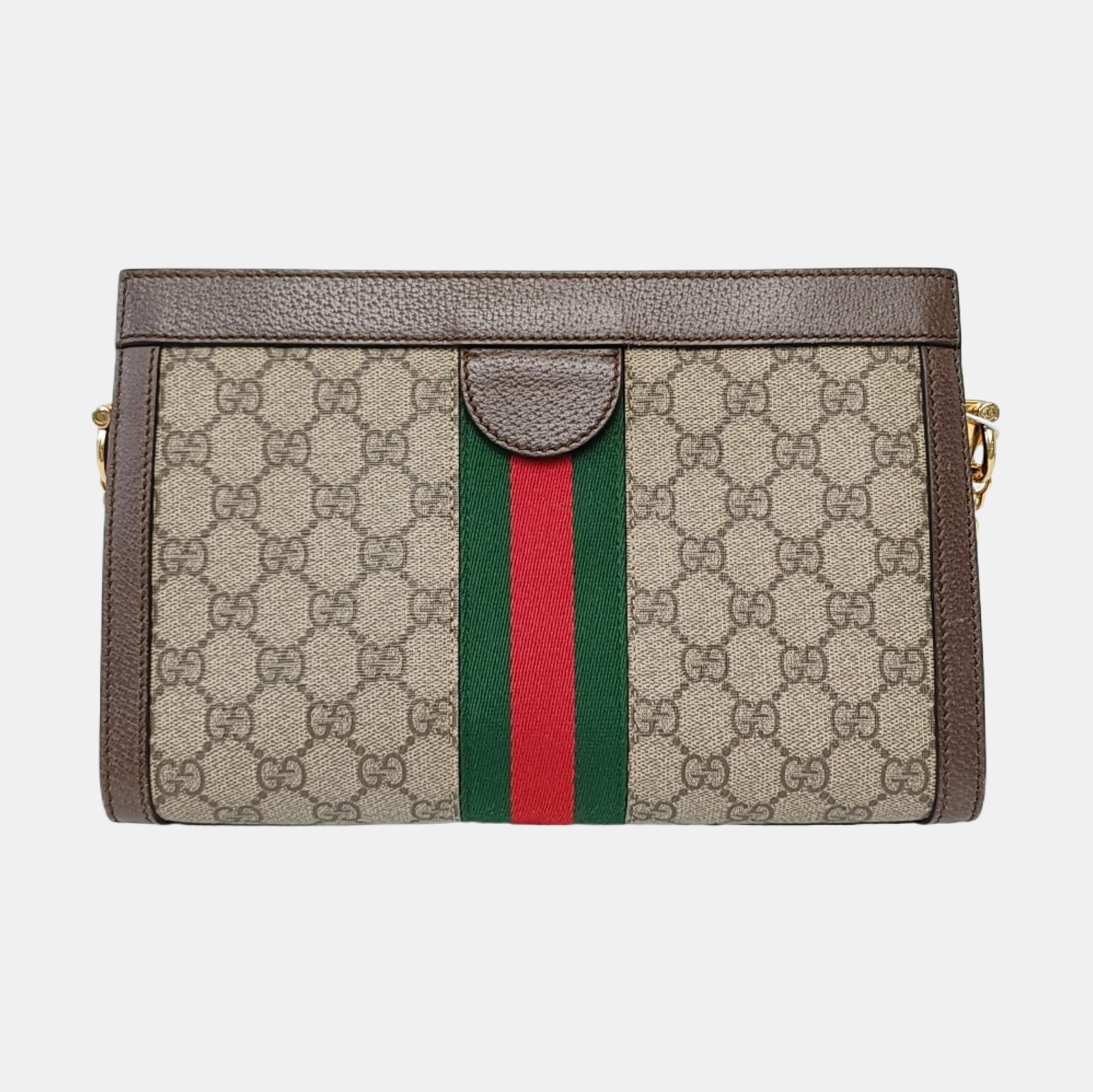 Authenticated pre-owned  Ophidia Small Monogram Coated Canvas Beige - Shoulder Bag at Looply