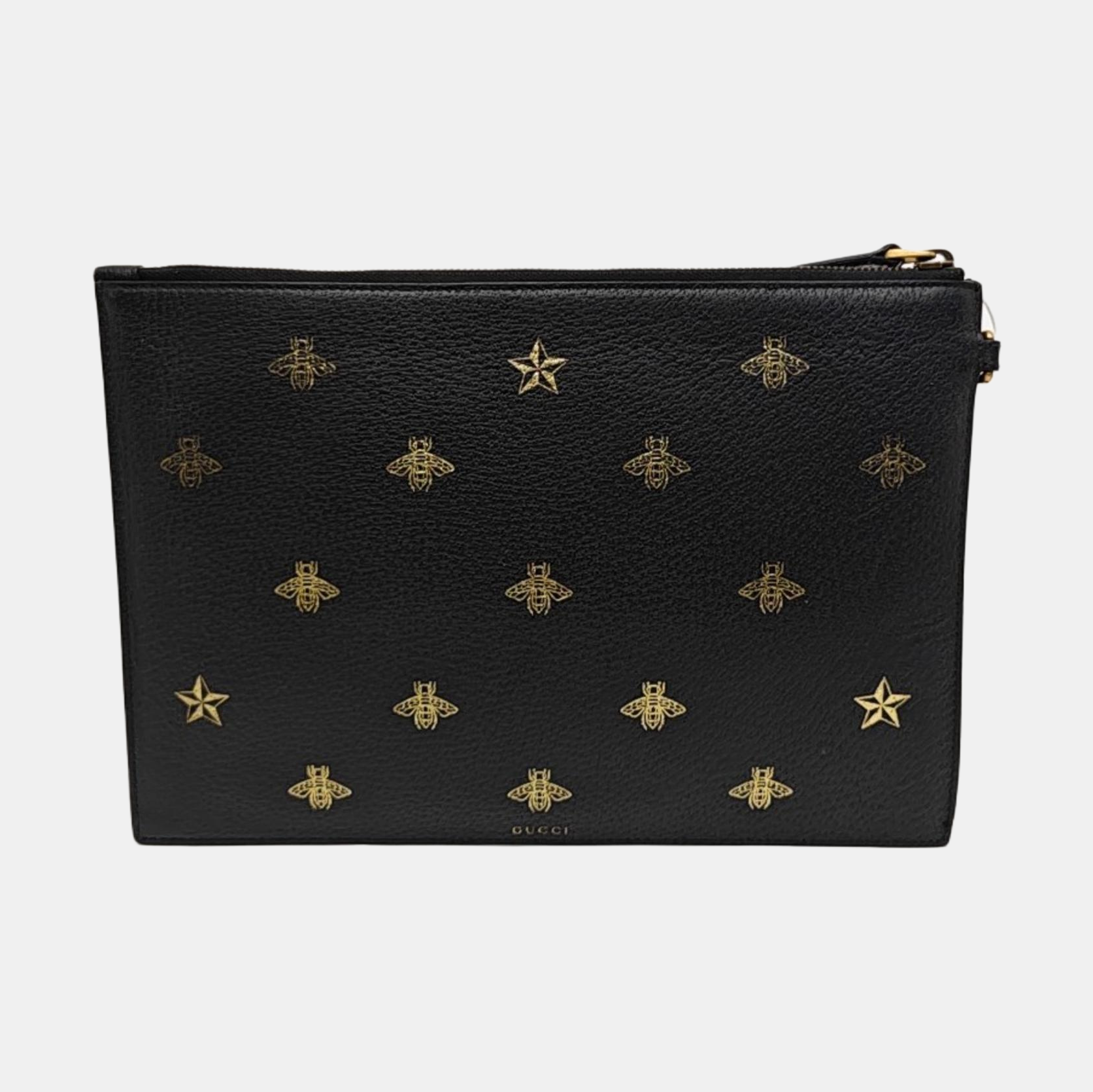 Calfskin Clutch Black
