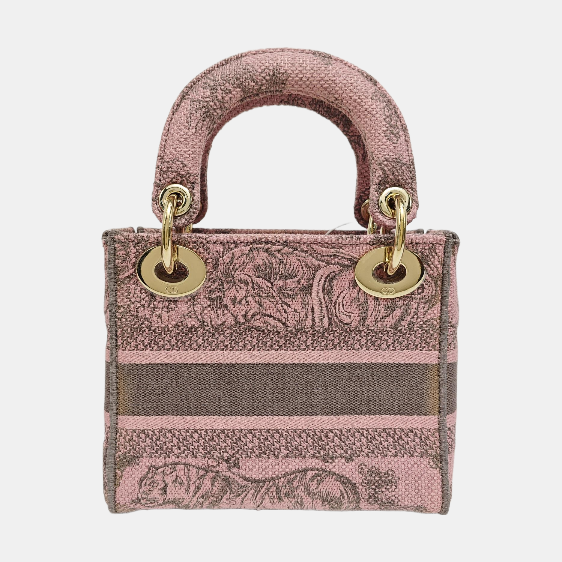 Lady Dior Mini Fabric Pink