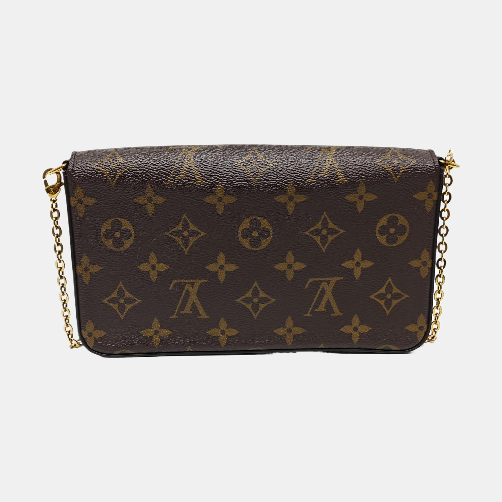 FÉLICIE Monogram Coated Canvas Brown