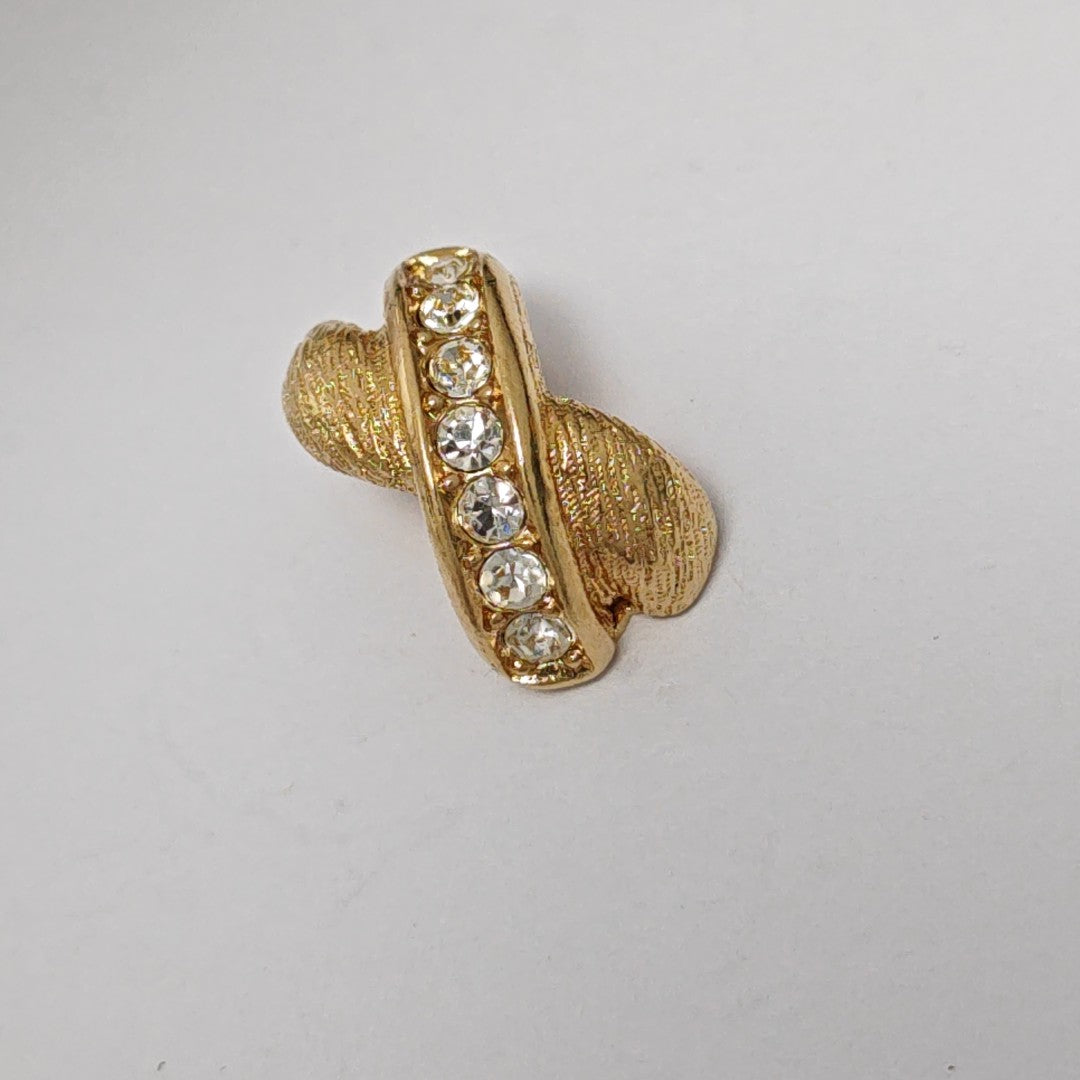 Metal Gold Clip On Earrings