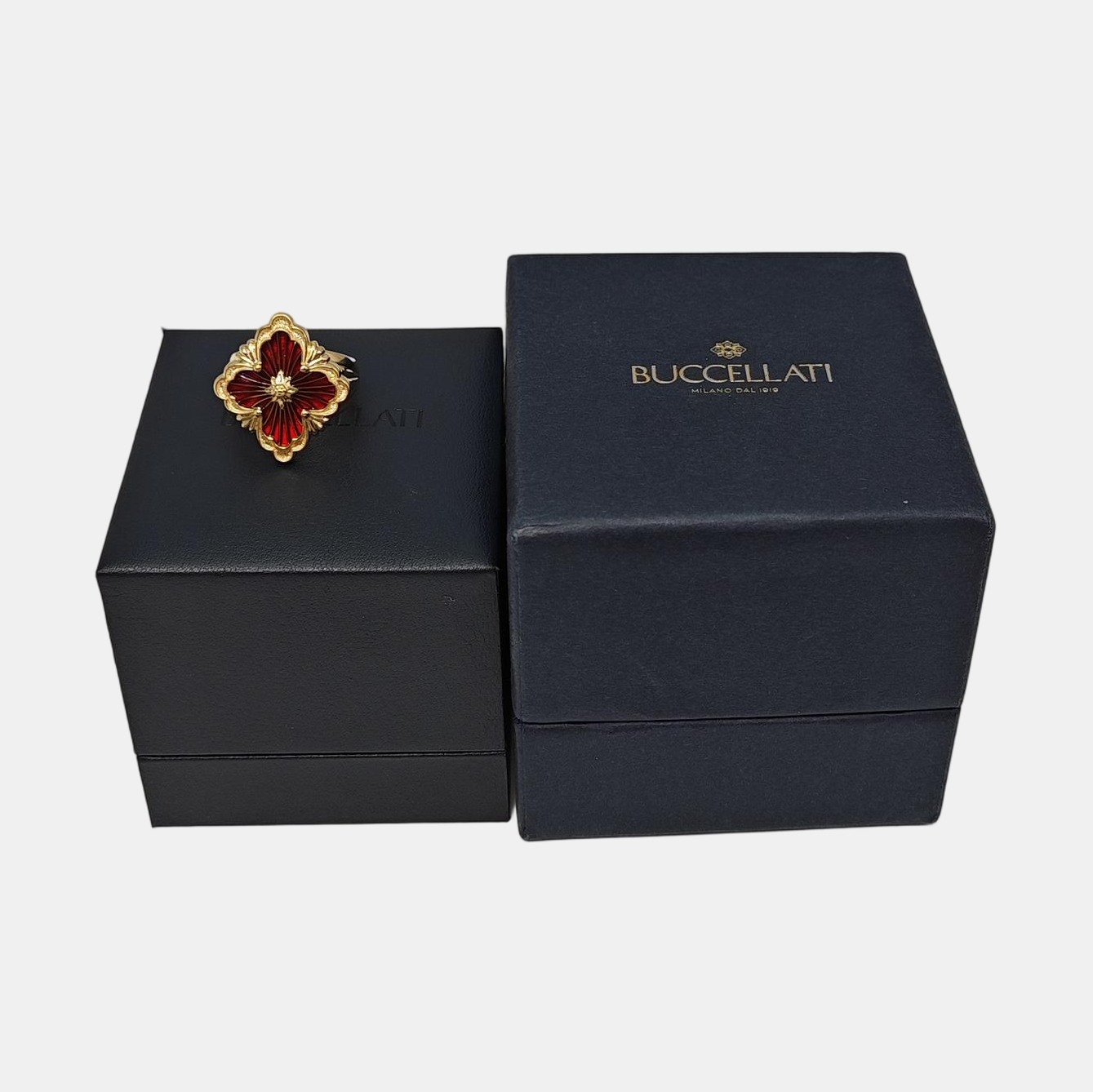 Opera Tulle 18k Rose Gold Ring EU 53