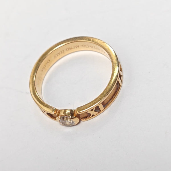 Atlas 18k Rose Gold Ring EU 46