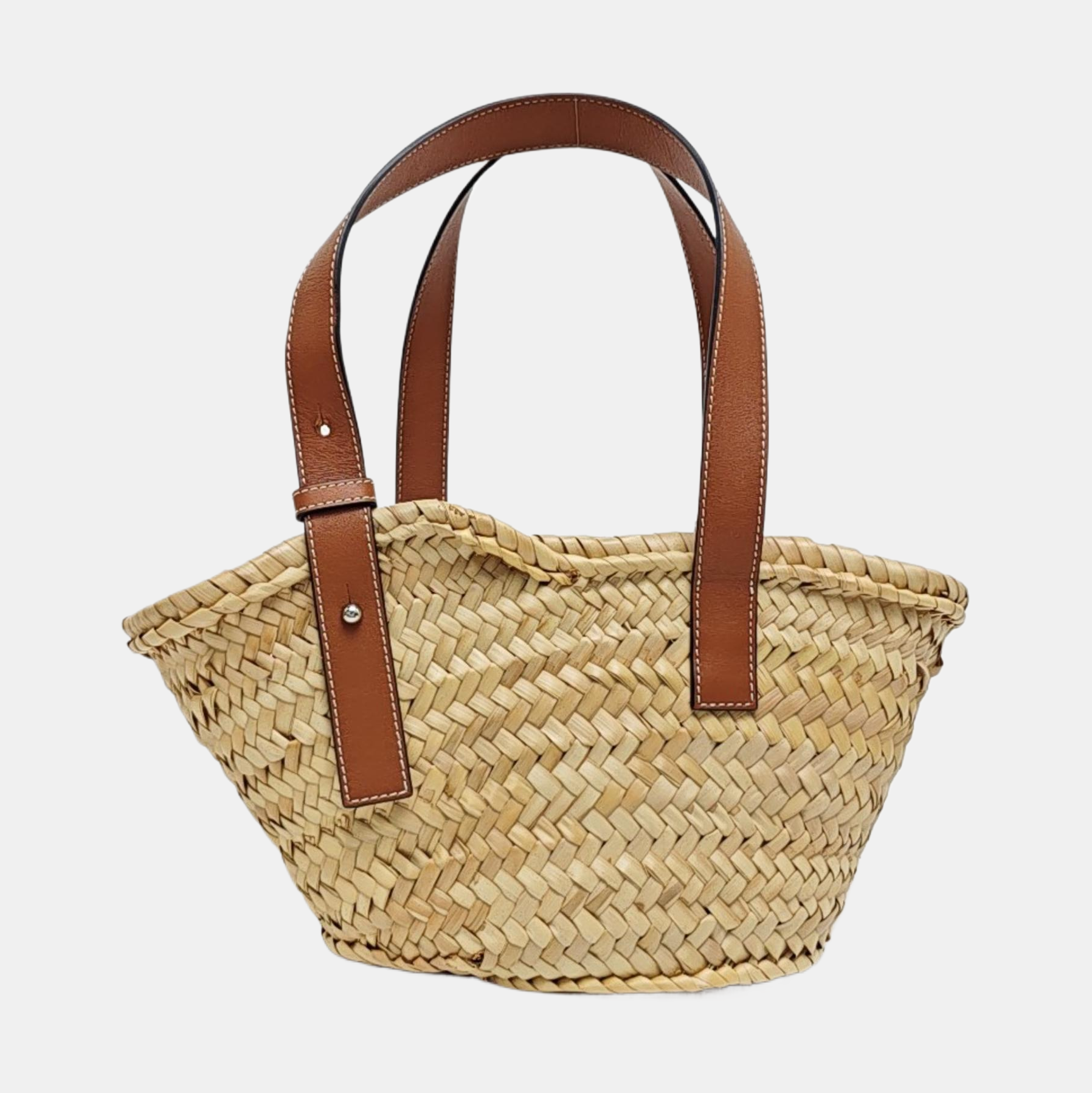 Basket Small Straw Beige