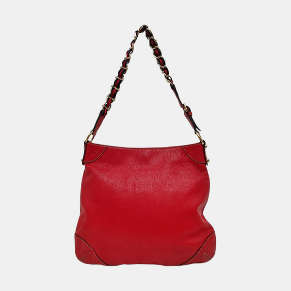 Calfskin Shoulder Bag Red