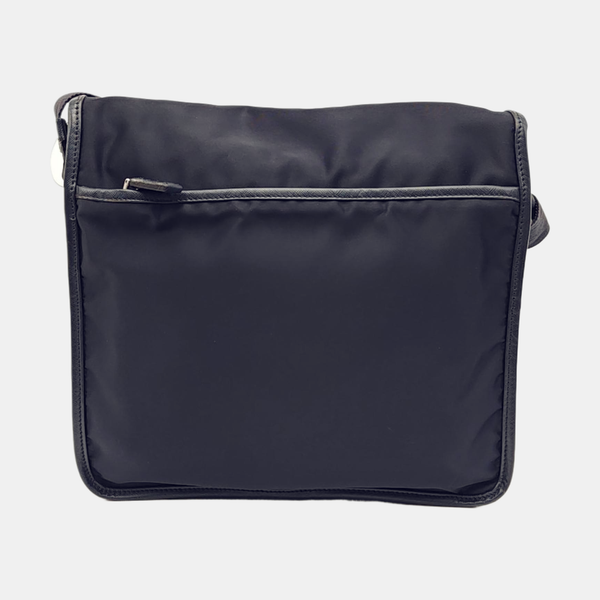 Nylon Crossbody Bag Blue