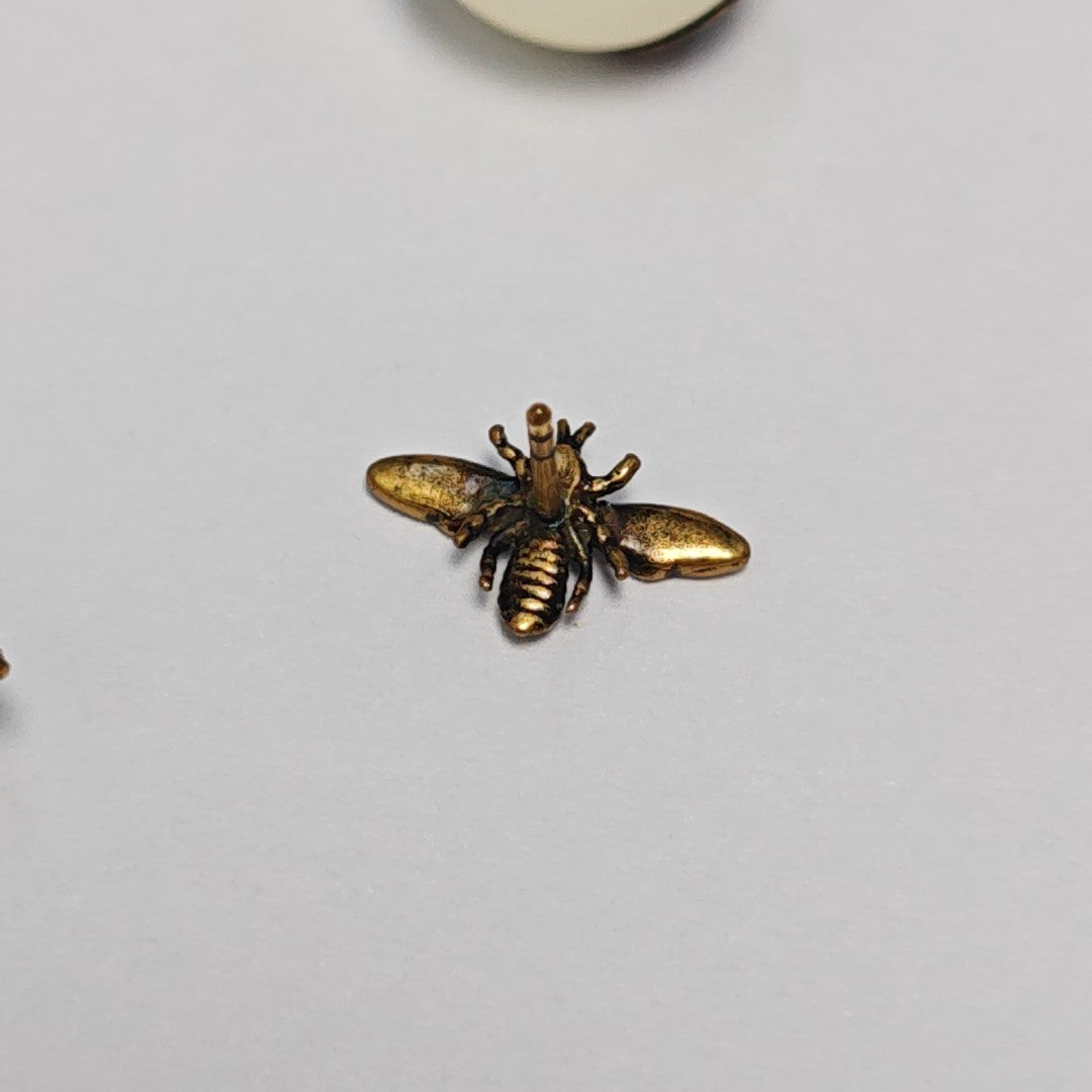 Dior Tribales Metal Gold Stud Earrings