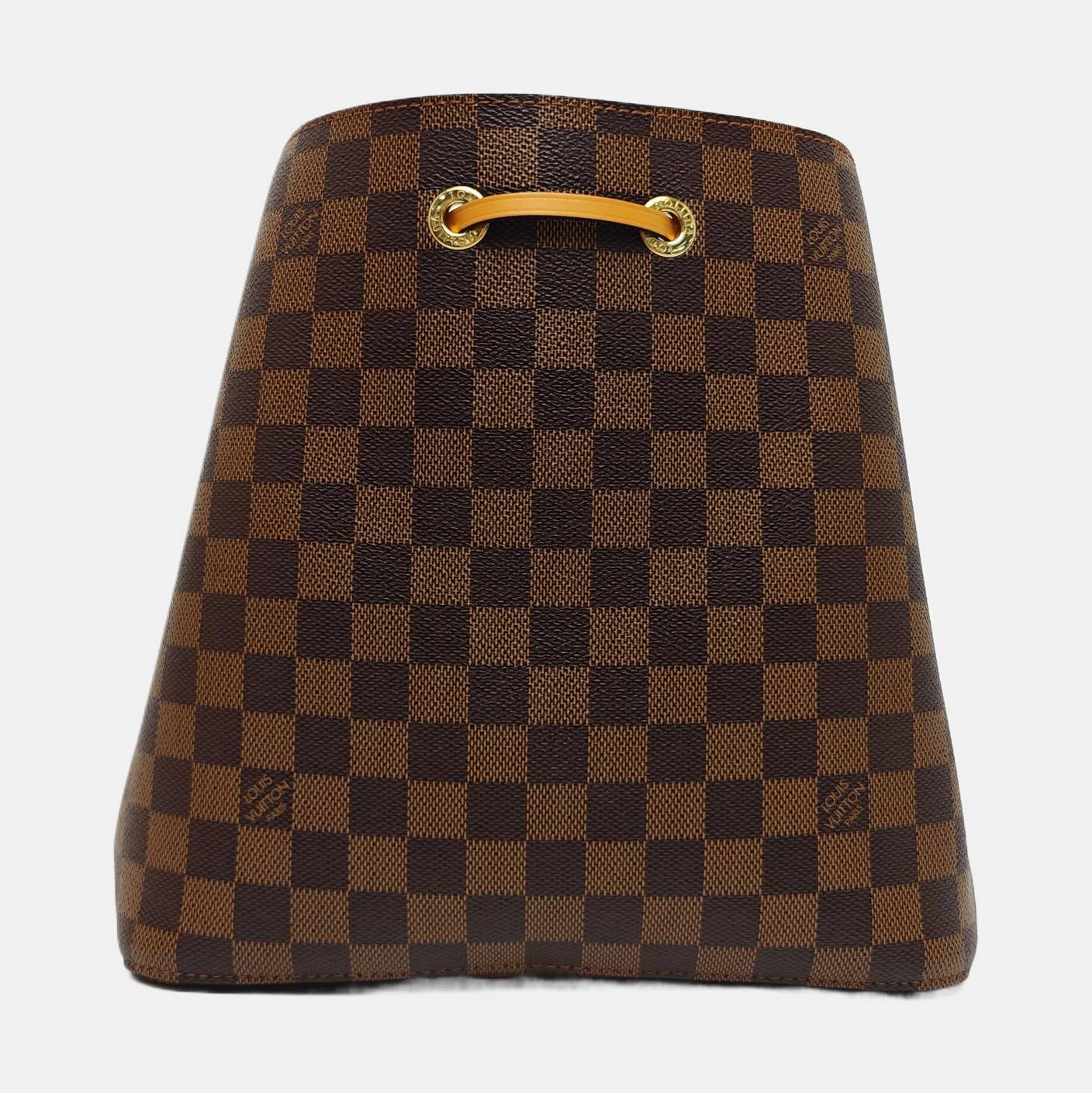 NÉONOÉ MM Damier Ebene Coated Canvas Brown