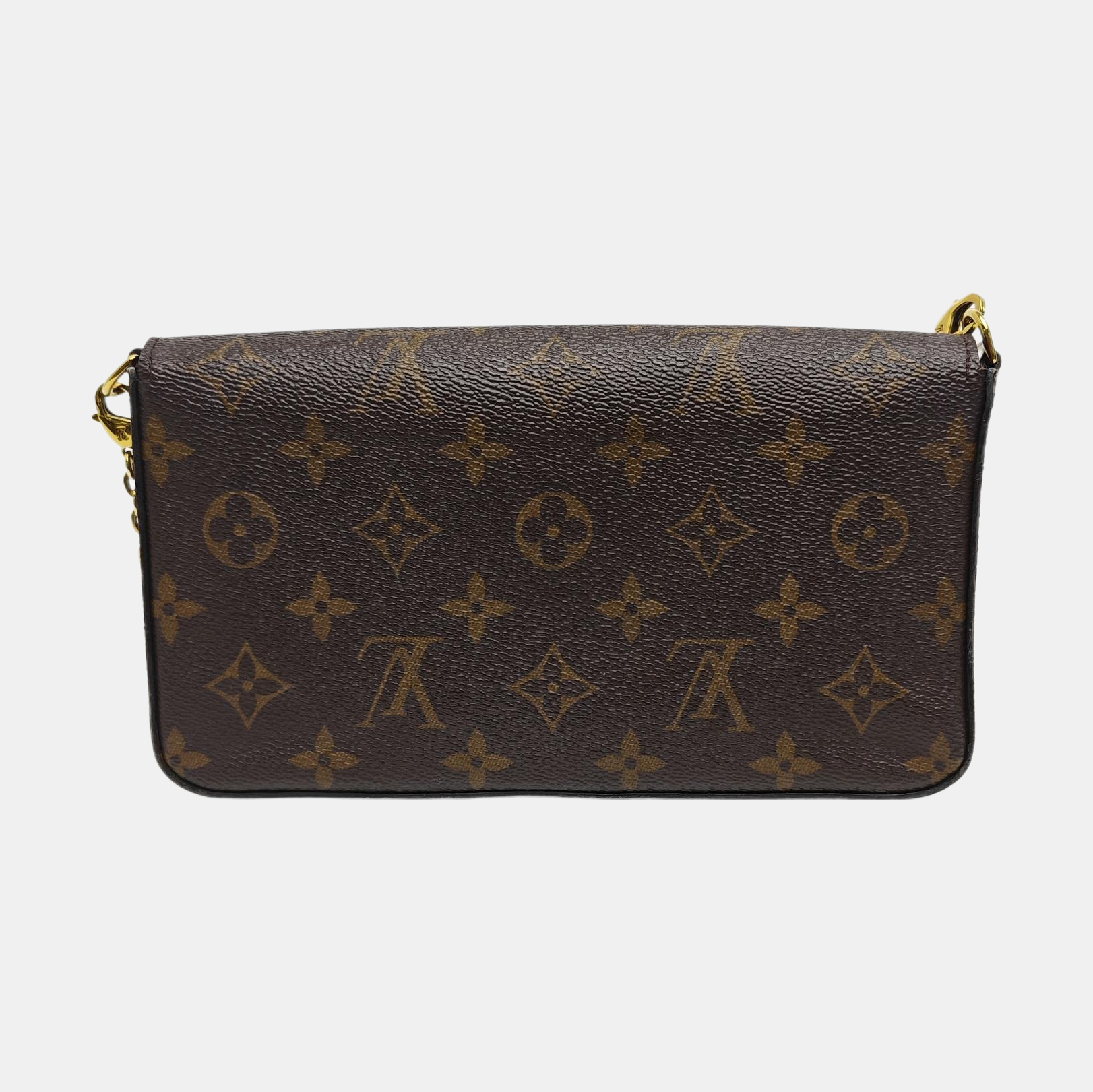 FÉLICIE Monogram Coated Canvas Brown