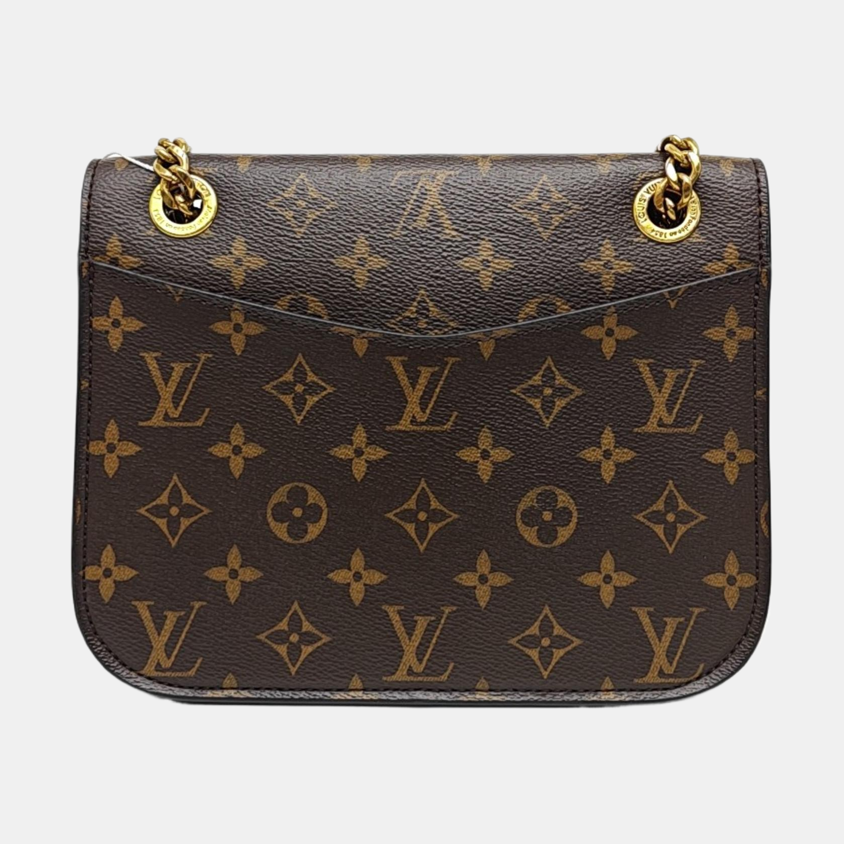 PASSY Monogram Coated Canvas Brown