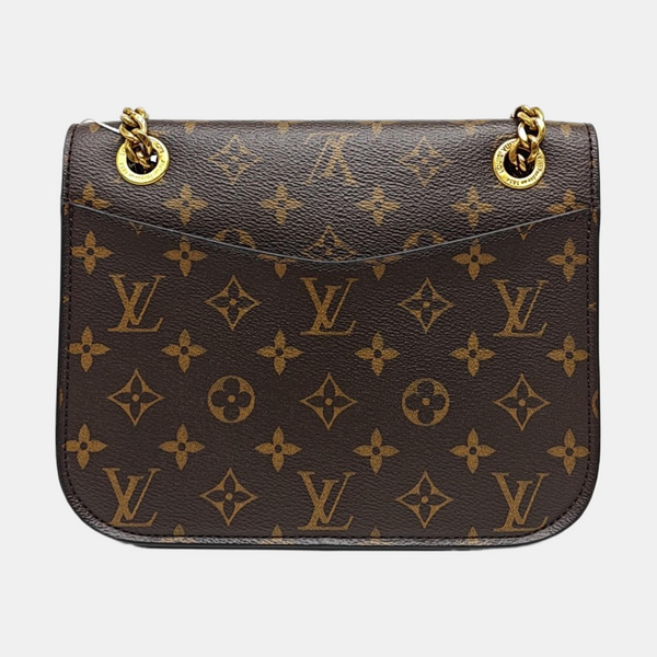 PASSY Monogram Coated Canvas Brown