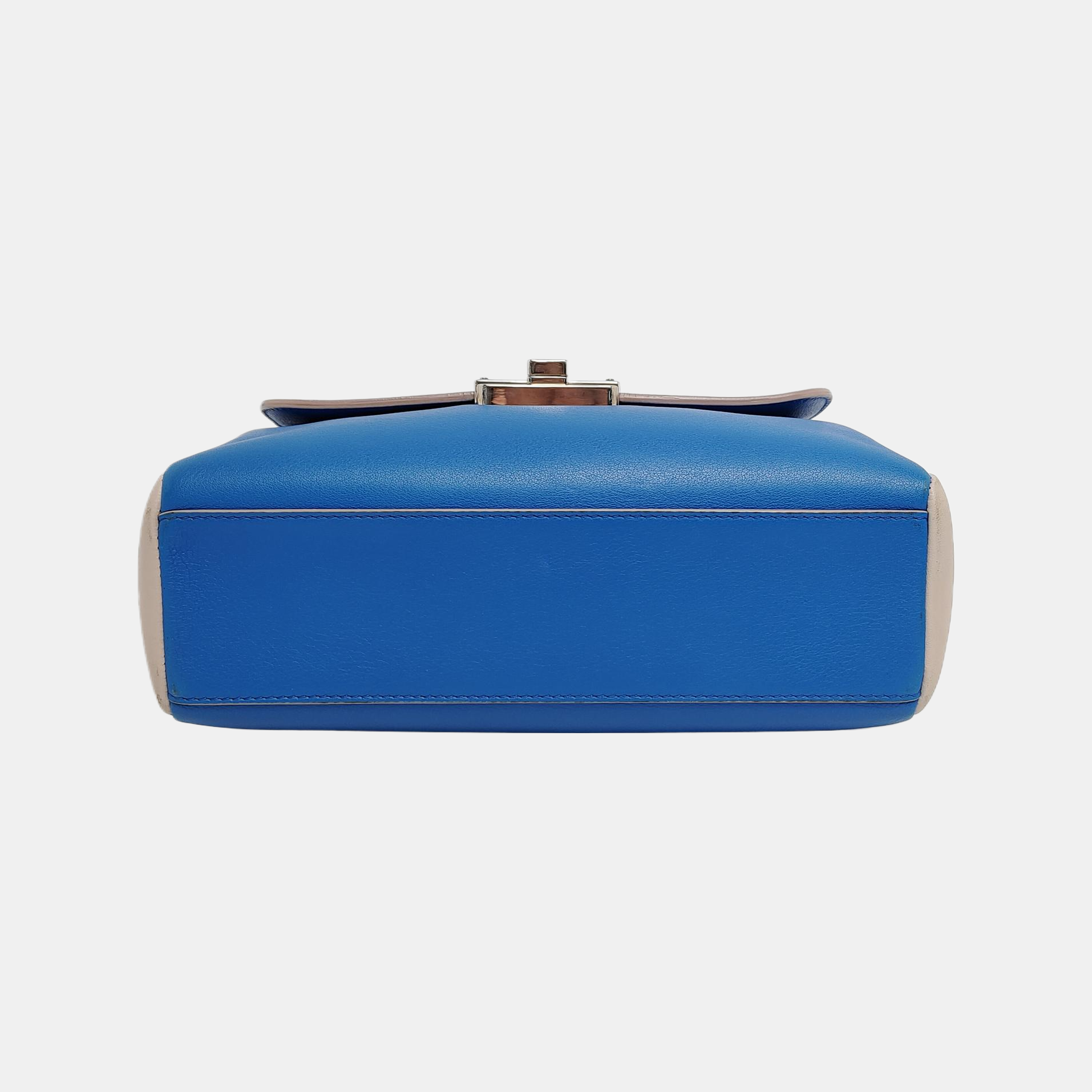 New Lock Calfskin Blue