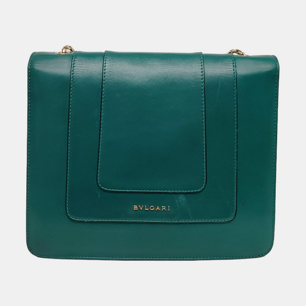 SERPENTI FOREVER Medium Calfskin Green