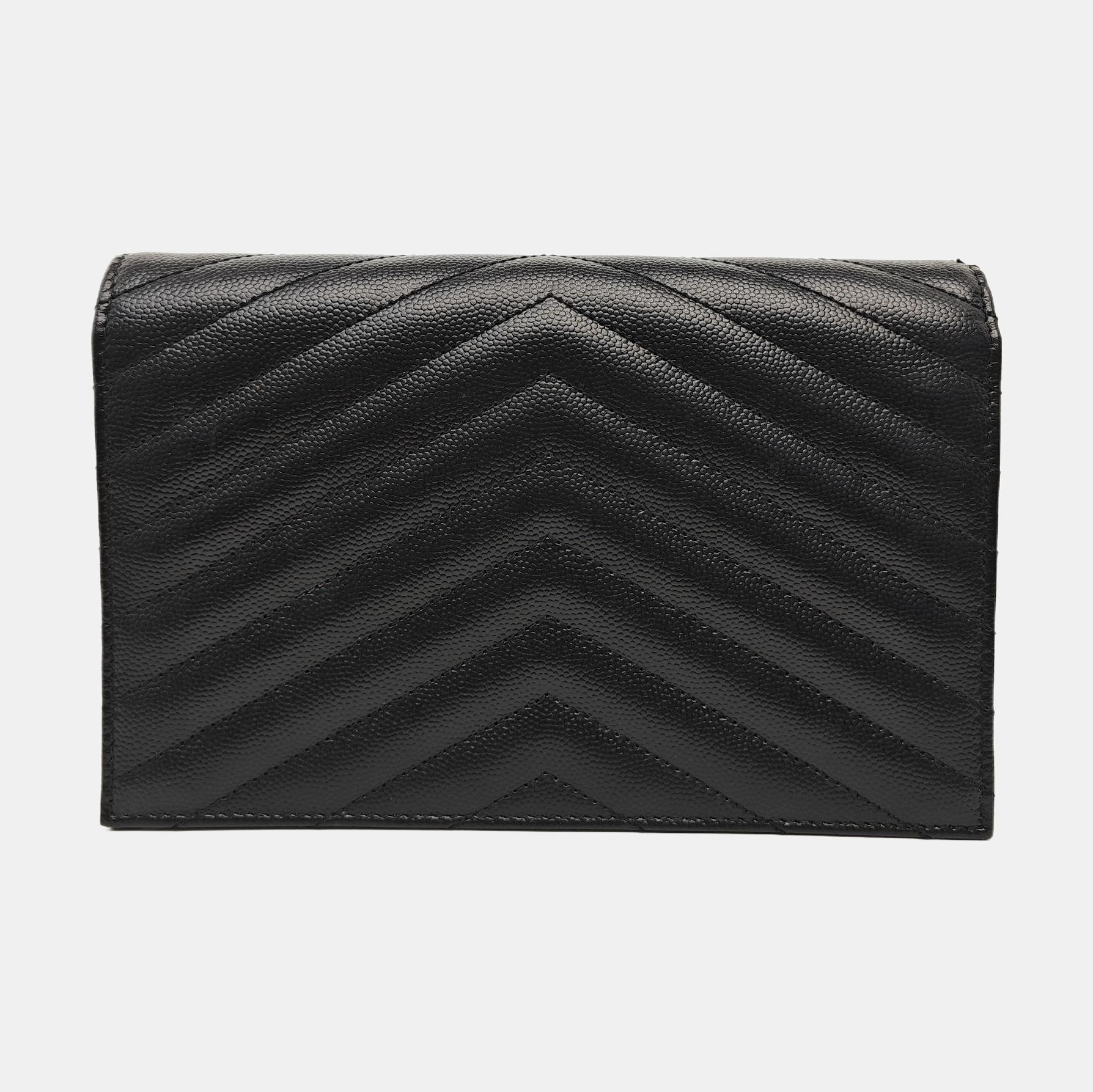 MONOGRAM Medium Chevron Calfskin Black