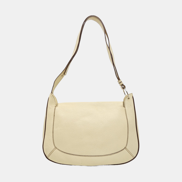 Calfskin Shoulder Bag Beige