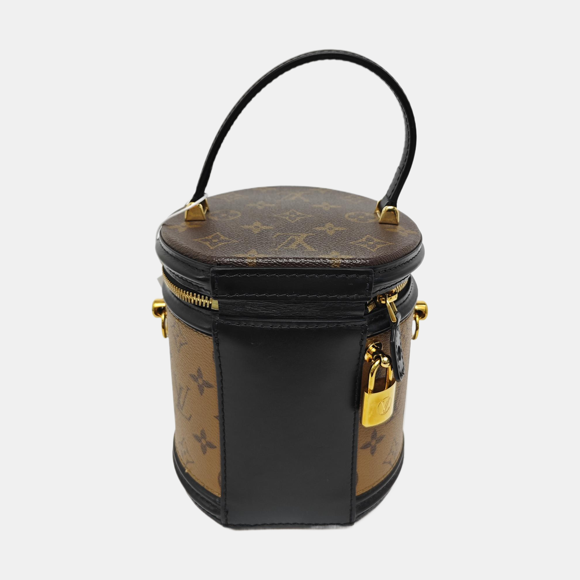 CANNES PM Monogram Coated Canvas Brown