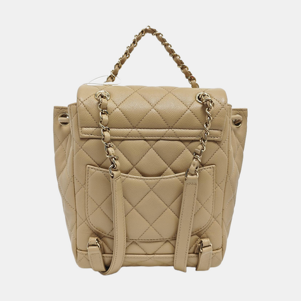 URBAN SPIRIT Quilted Grained Calfskin Beige
