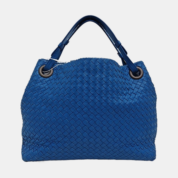 Lambskin Tote Bag Blue
