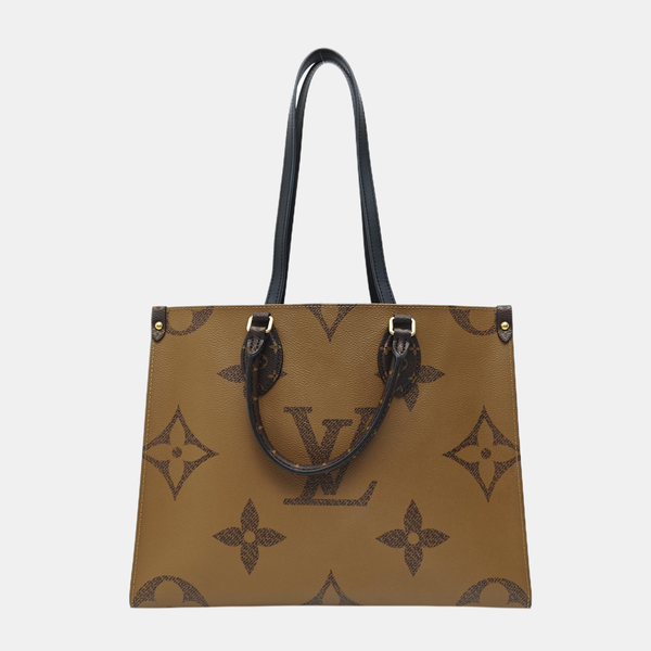 ONTHEGO MM Monogram Coated Canvas Brown