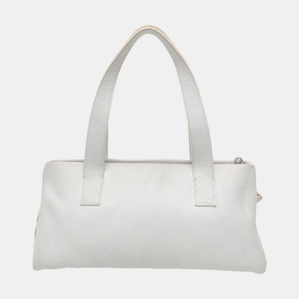Leather Medium White