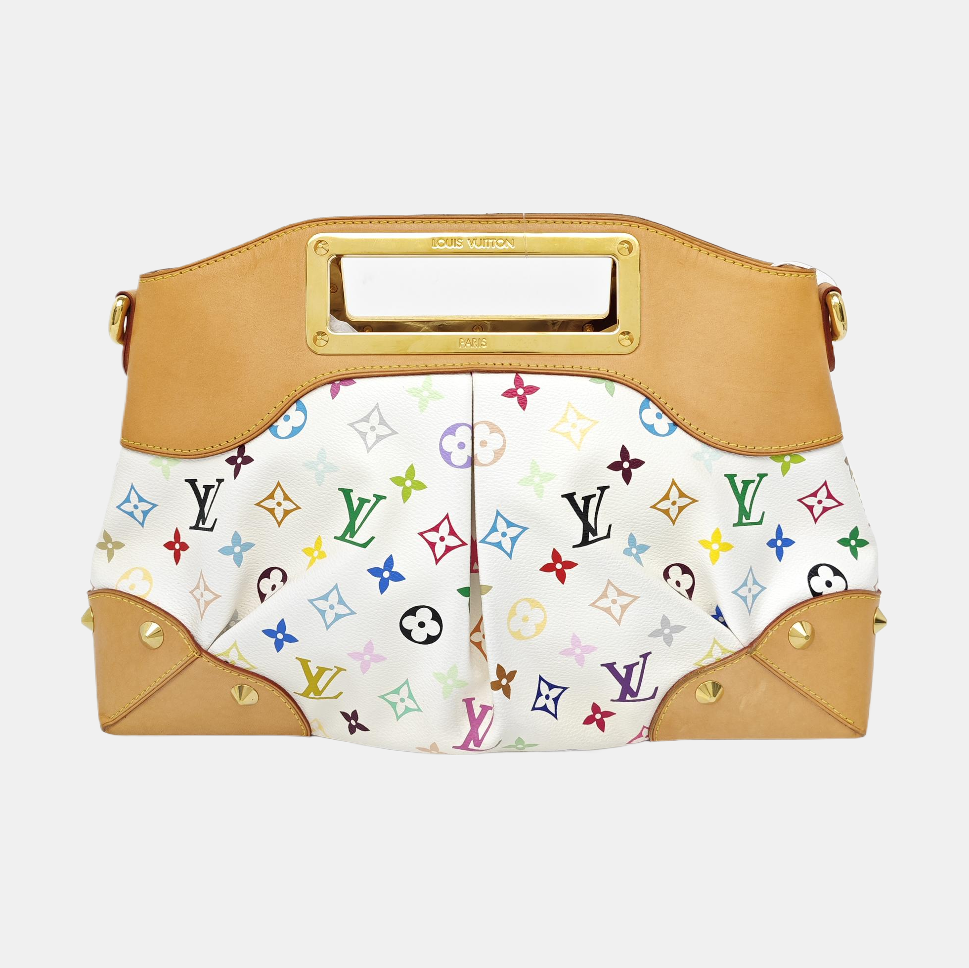 LV × TM JUDY MM Monogram Coated Canvas White