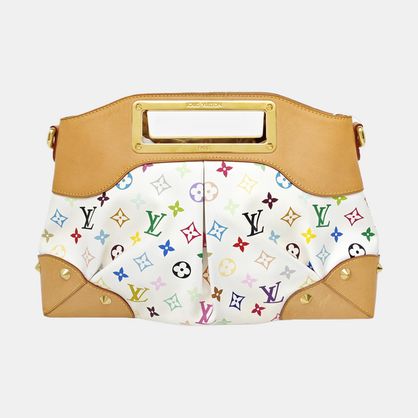 LV × TM JUDY MM Monogram Coated Canvas White