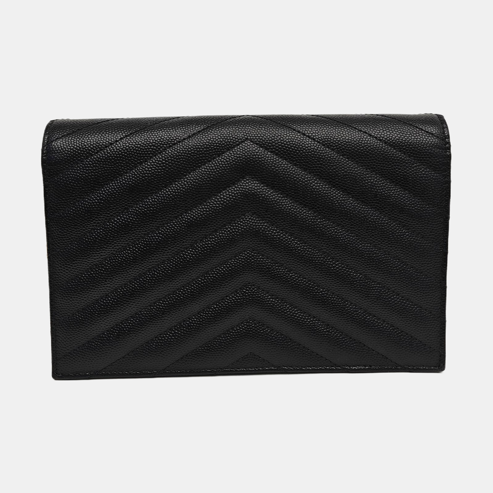 MONOGRAM WOC Chevron Calfskin Black
