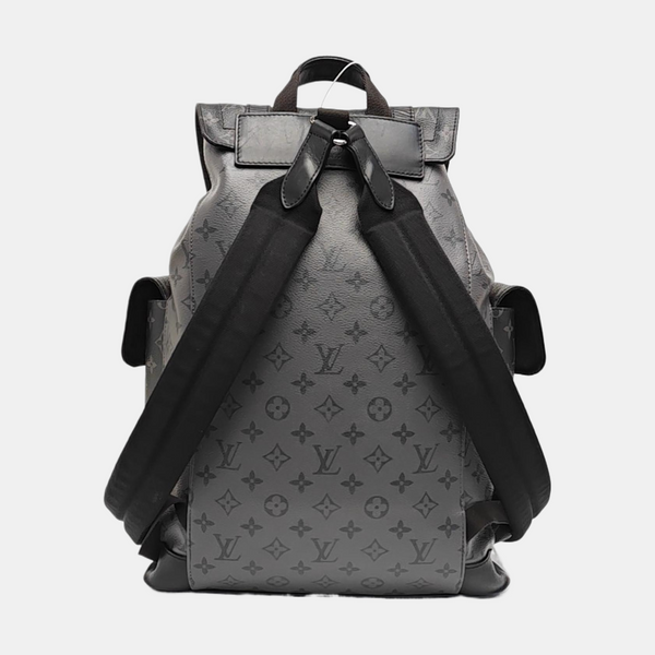 CHRISTOPHER Monogram Coated Canvas Gray