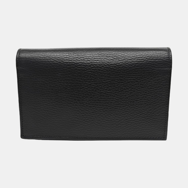 Interlocking G Small Calfskin Black