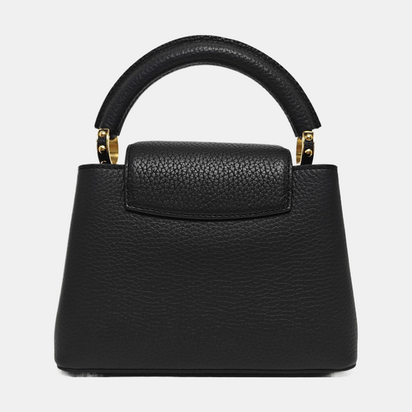 CAPUCINES Mini Calfskin Black