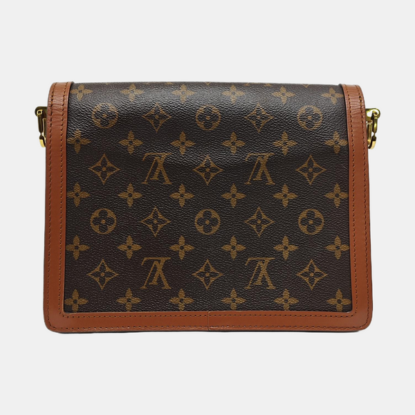 DAUPHINE MM Monogram Coated Canvas Brown